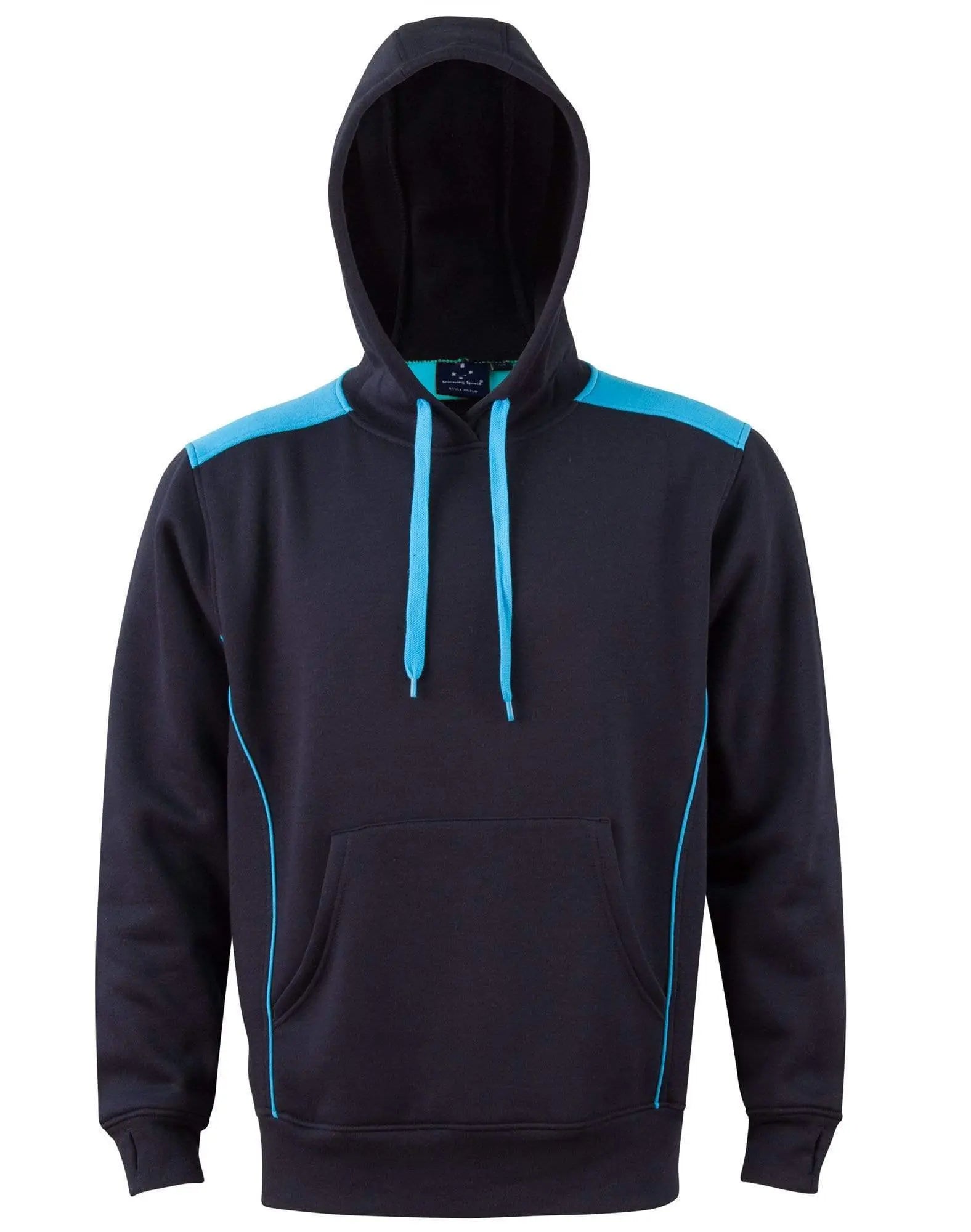 Winning Spirit Croxton Hoodie Adult Unisex Fl19 Casual Wear Winning Spirit Navy/Aqua Blue XS